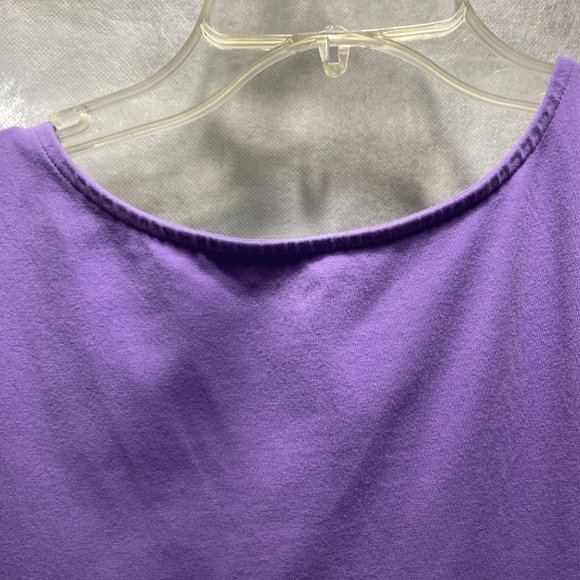 COLDWATER CREEK Camisole Tank Top Purple Lilac Stretch Lace Women Medium 10 12 - Picture 12 of 16